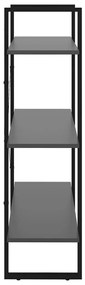 Estante 80x30x105 cm derivados de madeira cinza