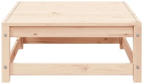 2 pcs conjunto lounge de jardim pinho maciço