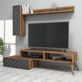 Unidade TV Planet – Nogueira – 150 x 37,8 x 37,2 cm