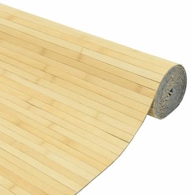 Divisória 165x600 cm bambu cor natural clara
