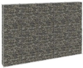 Muro gabião com tampas aço galvanizado 300x30x200 cm