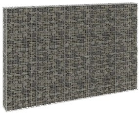 vidaXL Muro gabião com tampas aço galvanizado 300x30x200 cm
