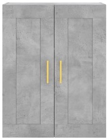Armário alto 69,5x34x180 cm derivados de madeira cinza cimento