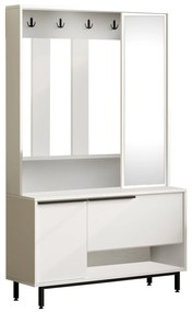Hall Stand ON11 – Branco – 102,2 x 178,2 x 35,5 cm