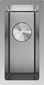 Mexen Trixo lava-loiça em aço de 1 cuba 230 x 440 mm, inox HC - 6411221000-01HC