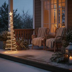 Árvore de Natal branca incluindo LED IP44 - Puno