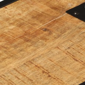 Mesa de cabeceira 43x30x51 cm madeira mangueira áspera maciça