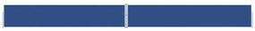 Toldo lateral retrátil para pátio 170x1200 cm azul
