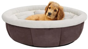 Cama para cães 70x70x26 cm castanho