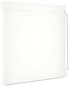 Persiana de enrolar em alumínio 130x140 cm branco