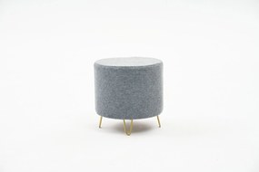 Pouffe Asmara Gabbana – Cinzento – 40x40x40 cm