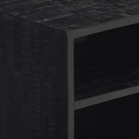 Móvel de TV 112x31x45 cm madeira de teca recuperada maciça