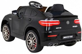 Carro elétrico para Crianças 12V 4x4 Mercedes Benz GLC63S Rodas de EVA, Assento de couro Preto