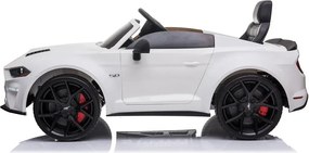 Carro elétrico para crianças Ford Mustang 24V Pneus EVA Branco