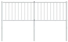 Cabeceira de cama 160 cm metal branco