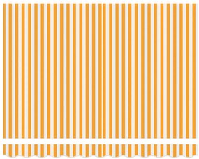 Tecido Substitutivo para Toldo para Estrutura 3.5x2 m Amarelo e Branco