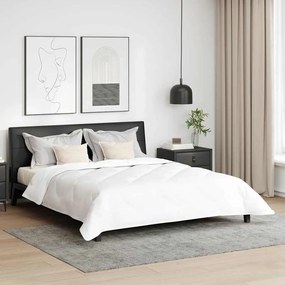 vidaXL Edredão Outros com travesseiro 3 pcs Branco 240 x 200 cm Microfibra