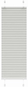 Cinzento Luz Plissada Cega 45x150 cm Largura Tecido 44,4 cm