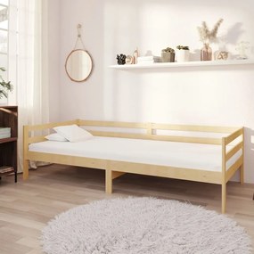 806930 vidaXL Sofá-cama 90x200 cm madeira de pinho maciça