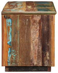 Banco para Sapatos 110x35x40 cm Madeira Sólida Recuperada