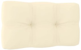 7 pcs conjunto lounge de jardim c/ almofadões pinho maciço