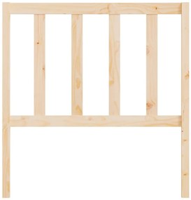 Cabeceira de cama 96x4x100 cm pinho maciço