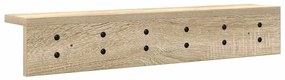 Cabideiro de Parede Carvalho sonoma 60 x 10.5 x 10.5 cm