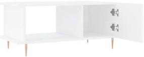 Mesa de centro 90x50x40 cm madeira processada branco