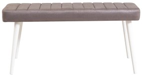 Conjunto de Mesa e Cadeiras Costa – Branco e Cinzento – Mesa: 120x77x7