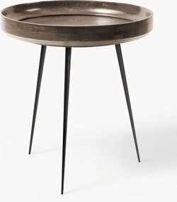 Mesa de apoio redonda em madeira de manga Bowl