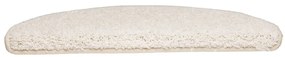 Tapetes de escada 15 pcs 65x21x4 cm branco