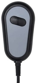 Poltrona de massagens elétrica couro artificial castanho
