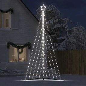 LED Árvore de Natal 570 LEDs Branco Frio 399 cm