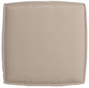 Almofada de Pallet para Assento Taupe 60x60x12 cm Tecido Oxford