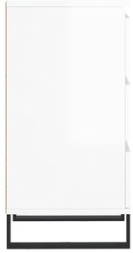 Aparador 40x35x70 cm derivados de madeira branco brilhante