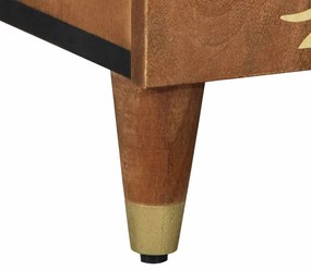 Sideboard 90x33x75 cm em Madeira Maciça de Manga