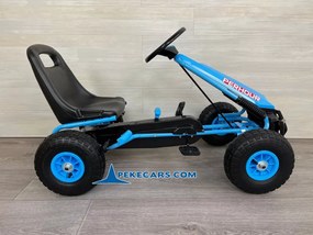 Kart a pedais para crianças PERHOUR Azul