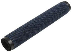Tapete controlo pó retangular tufado 2pcs 40x60cm azul