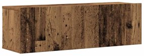 Conjunto de armário TV de parede 6 pcs madeira madeira velha