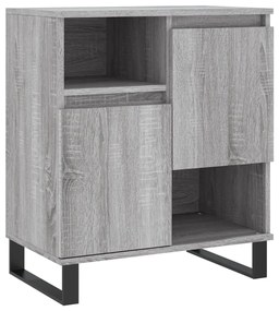 Aparadores 2 pcs derivados de madeira cinzento sonoma