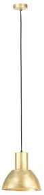 Candeeiro suspenso redondo 25 W 28,5 cm E27 bronze
