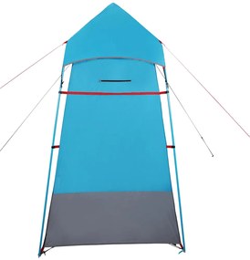 Tenda para sanita impermeável azul