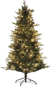 HOMCOM Árvore de Natal 180 cm Árvore de Natal Artificial com 350 Luzes LED 726 Ramos e Suporte de Aço Decoração de Natal  Ø114x180 cm Verde | Aosom Portugal