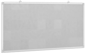 Quadro branco magnético 60x30x1,7 cm alumínio