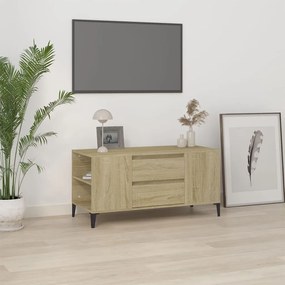 Móvel p/ TV 102x44,5x50 cm derivados de madeira carvalho sonoma