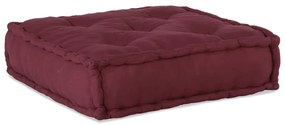 Puff Modular 2 Peças em Tecido Vinho da