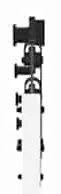 Porta Deslizante vidaXL com Conjunto de Ferragens 'ORKDAL'Branca 61x19