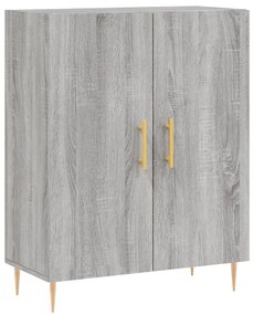 Armário alto 69,5x34x180 cm derivados de madeira sonoma cinza