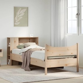 Cama sem colchão 90x200 cm madeira de pinho maciça