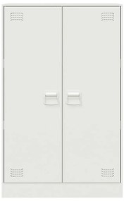 Aparador 67x39x107 cm aço branco